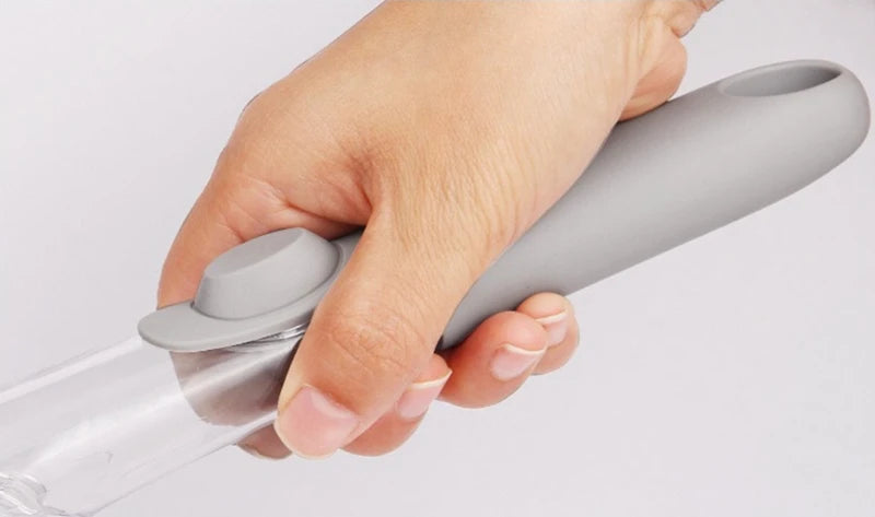 Refillable Liquid Cleaning Brush Kitchen Bowl Scrubber