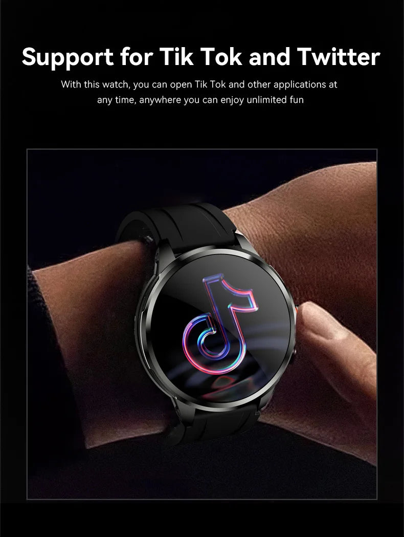 H99 Cellular 4G Card Version Smart Watch AMOLED Wifi GPS Camera 3+32GB Bluetooth Men Women Smartwatch Wireless Video 2024