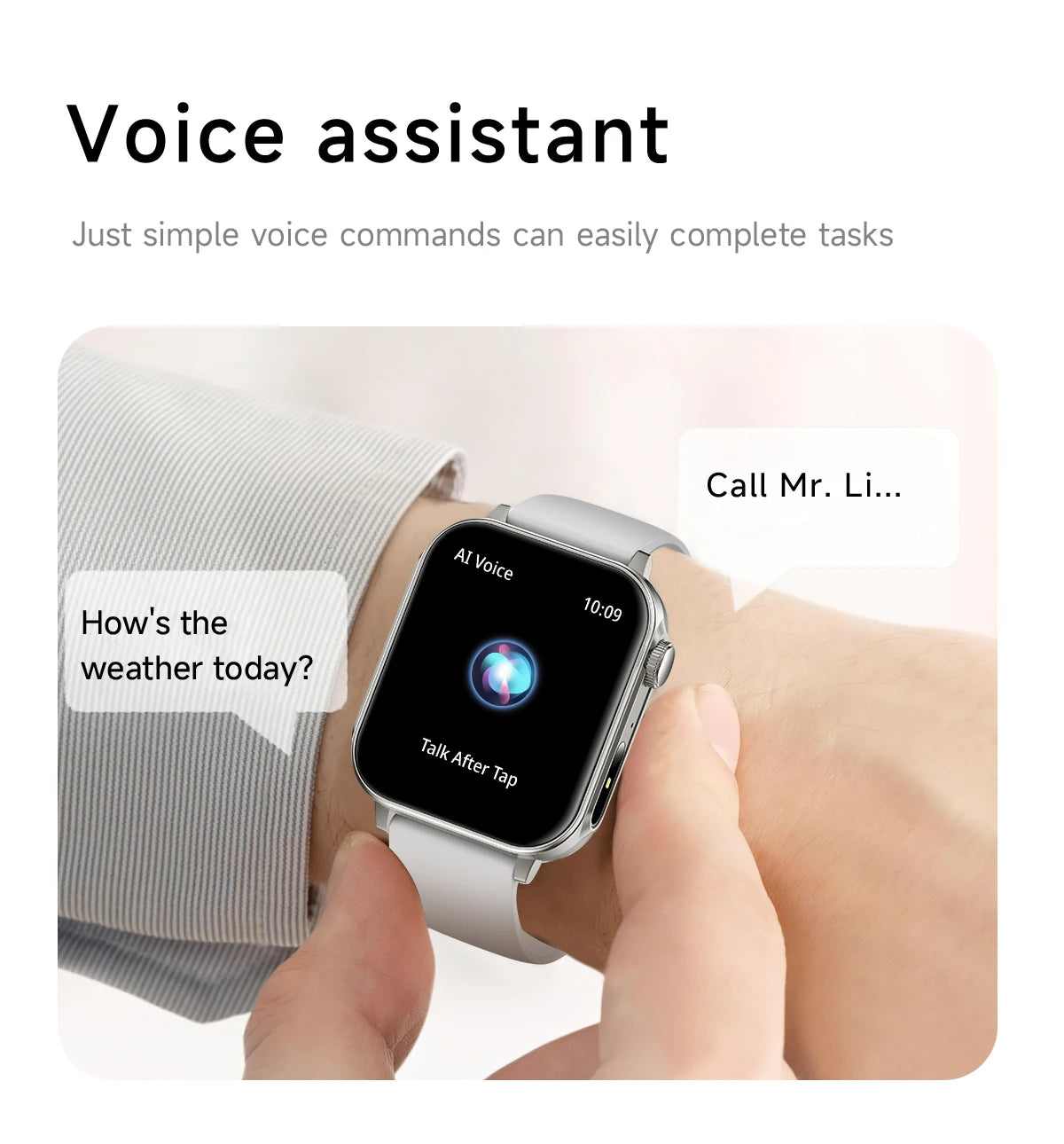 LIGE 1.83" HD Screen Smart Watch Men BT Call type-c Fast Charging New Watches IP67 Waterproof Sports Health Monitor Smartwatches