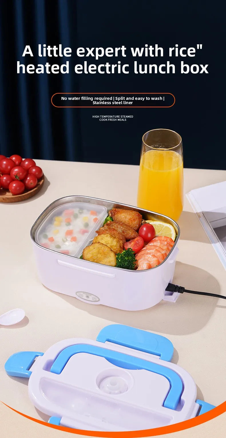 Stainless Steel Liner Kitchen Household Electric Lunch Box
