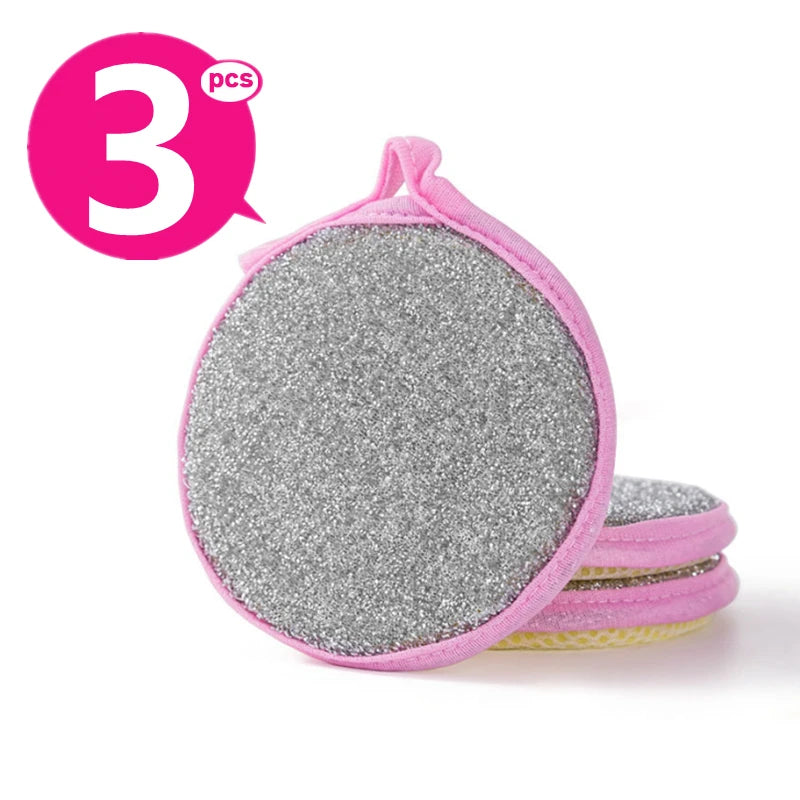 10/5/3PCS Double Side Dishwashing Sponge Dish