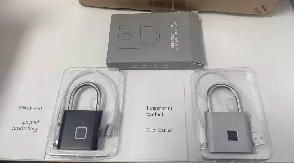 Waterproof Door Lock 0.2sec Unlock Security Padlock for House