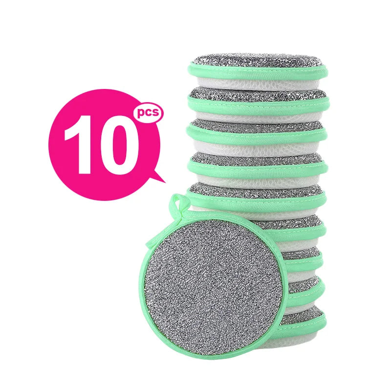 10/5/3PCS Double Side Dishwashing Sponge Dish