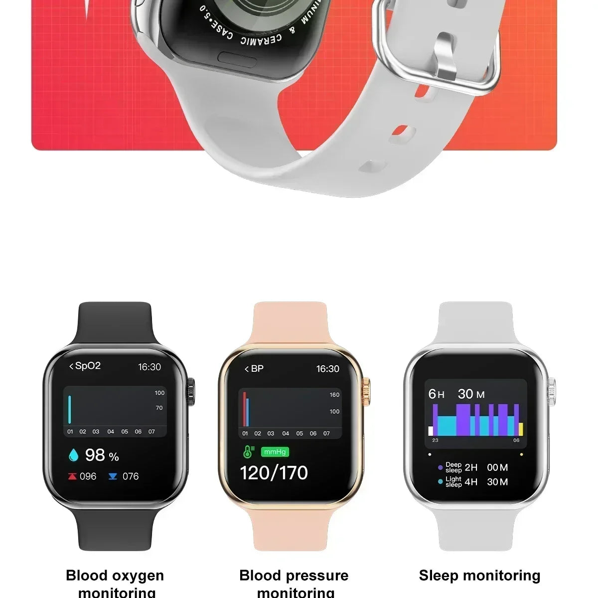 2025 For Apple GPS Watch 10 Smart Watch NFC Men HD AMOLED Memory Music 3D Surround Bluetooth Call Waterproof Smartwatch Woman