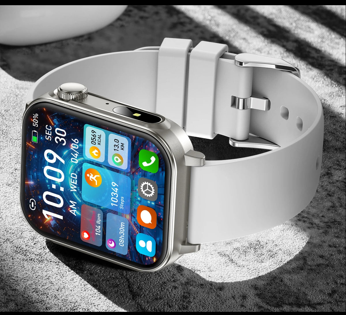 LIGE 1.83" HD Screen Smart Watch Men BT Call type-c Fast Charging New Watches IP67 Waterproof Sports Health Monitor Smartwatches
