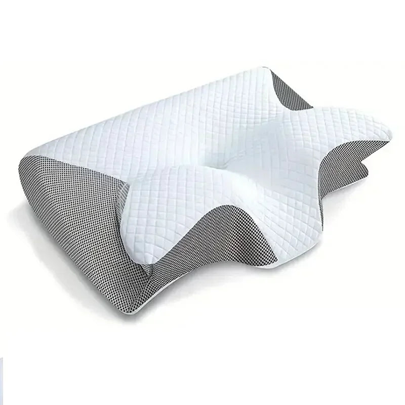 1pc Memory Foam Cervical Pillow, 2 in 1 Ergonomic Contour Orthopedic Pillow