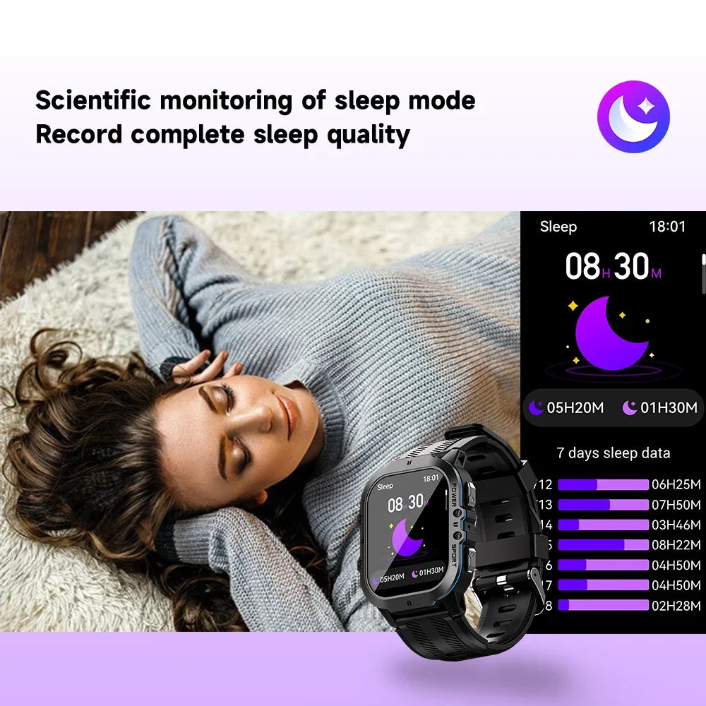 OUKITEL Smart Watch BT20 Sport SmartWatch BT5.2 350mAh 1.96" AMOLED Display