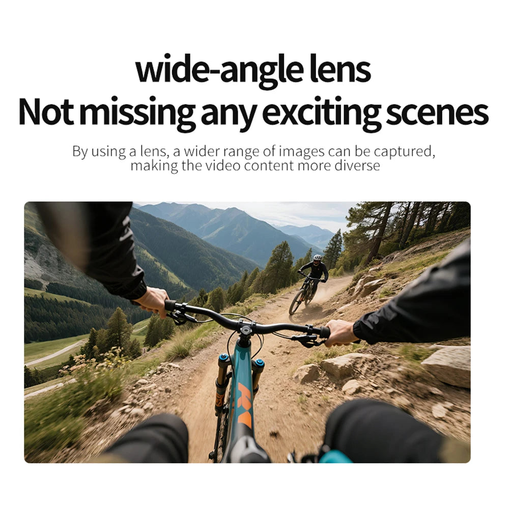 Small WiFi mini 4K camera supports mobile app live broadcast built-in 800mAh battery camera built-in microphone