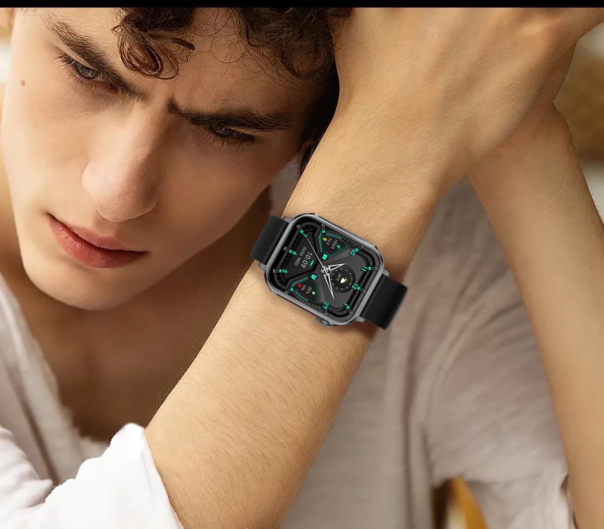 LIGE 1.83" HD Screen Smart Watch Men BT Call type-c Fast Charging New Watches IP67 Waterproof Sports Health Monitor Smartwatches