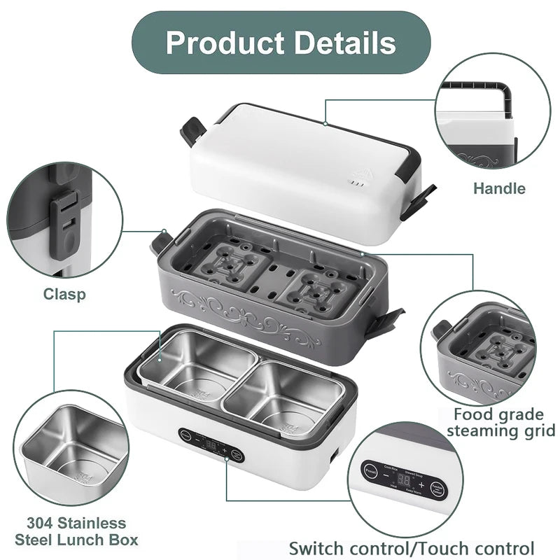 Large Capacity Electric Food Heater Pre-Heating Plug-In Steaming Cooking