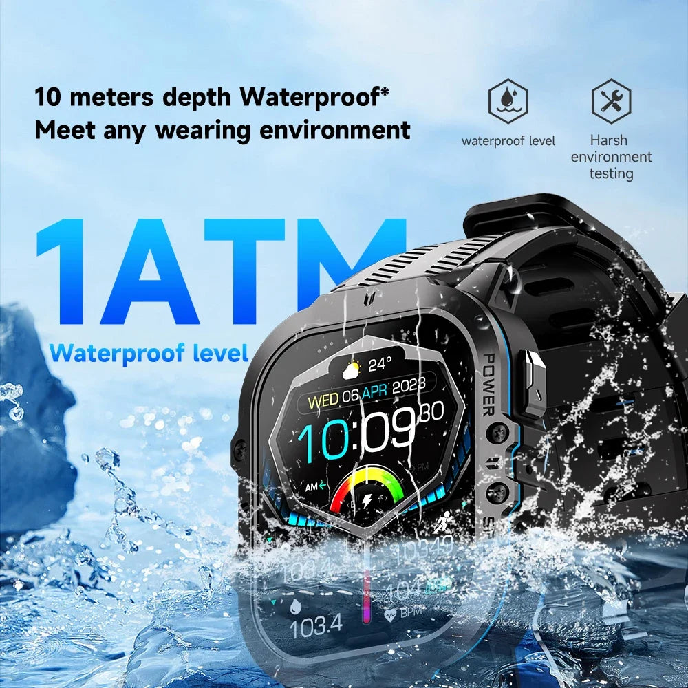 OUKITEL Smart Watch BT20 Sport SmartWatch BT5.2 350mAh 1.96" AMOLED Display