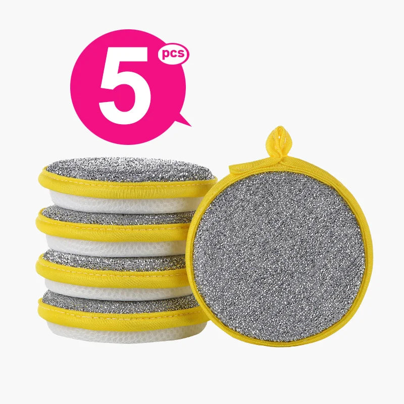 10/5/3PCS Double Side Dishwashing Sponge Dish