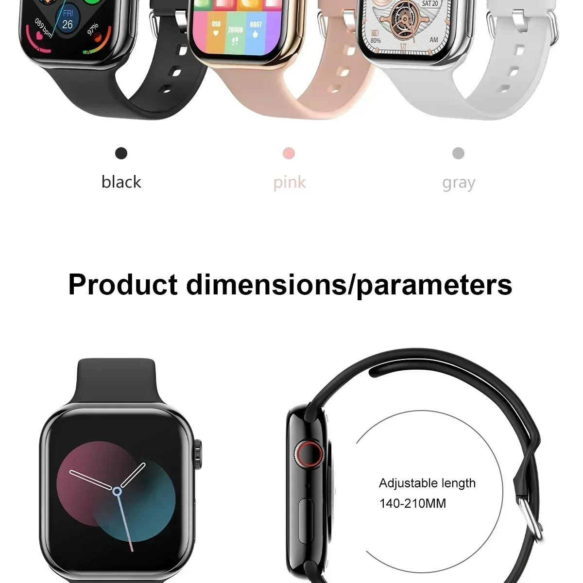 2025 For Apple GPS Watch 10 Smart Watch NFC Men HD AMOLED Memory Music 3D Surround Bluetooth Call Waterproof Smartwatch Woman