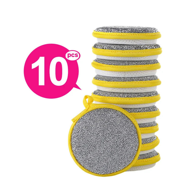 10/5/3PCS Double Side Dishwashing Sponge Dish