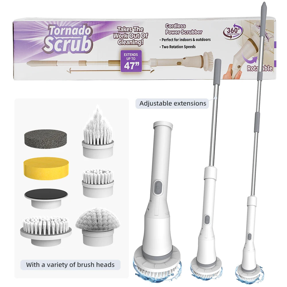 Viladepot Electric Cleaning Brush 9 in 1 Multifunctional Wireless Rotatable Cleaning