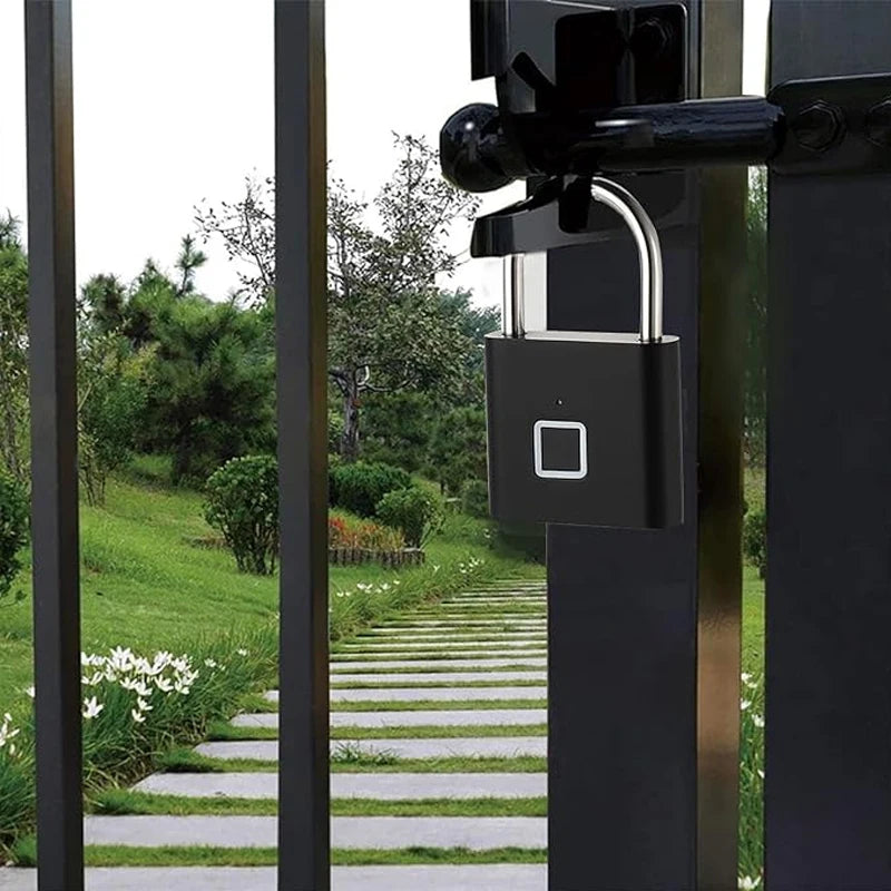 Waterproof Door Lock 0.2sec Unlock Security Padlock for House