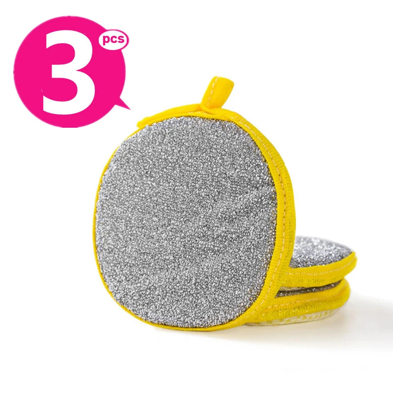 10/5/3PCS Double Side Dishwashing Sponge Dish