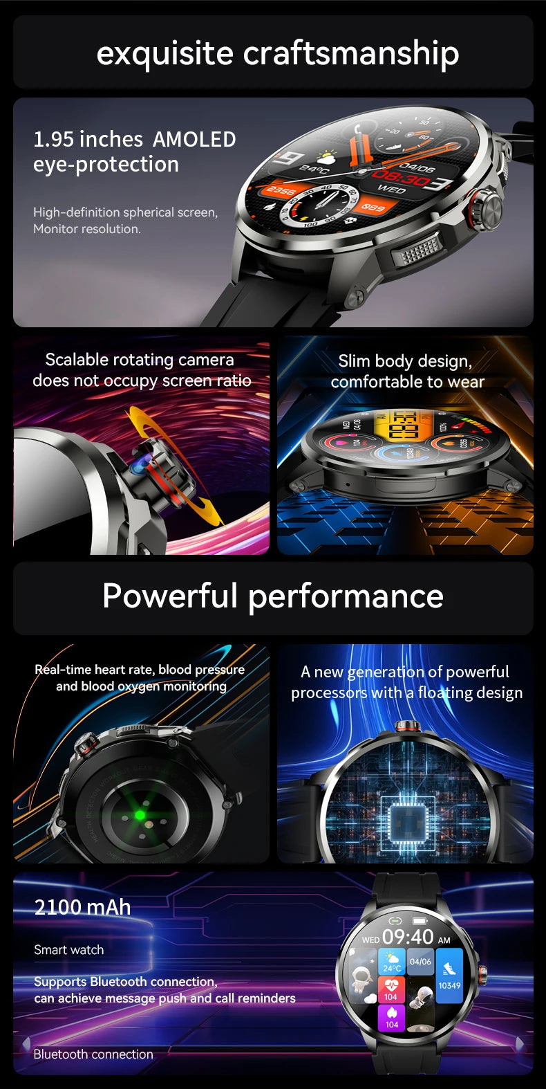 H99 Cellular 4G Card Version Smart Watch AMOLED Wifi GPS Camera 3+32GB Bluetooth Men Women Smartwatch Wireless Video 2024
