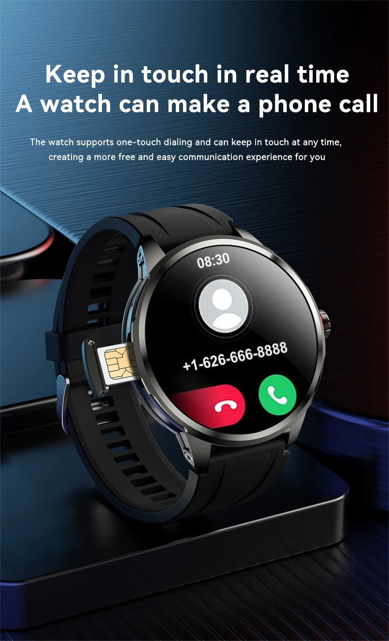 H99 Cellular 4G Card Version Smart Watch AMOLED Wifi GPS Camera 3+32GB Bluetooth Men Women Smartwatch Wireless Video 2024