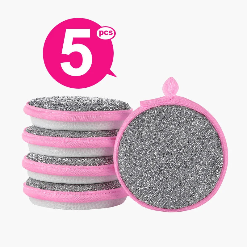 10/5/3PCS Double Side Dishwashing Sponge Dish