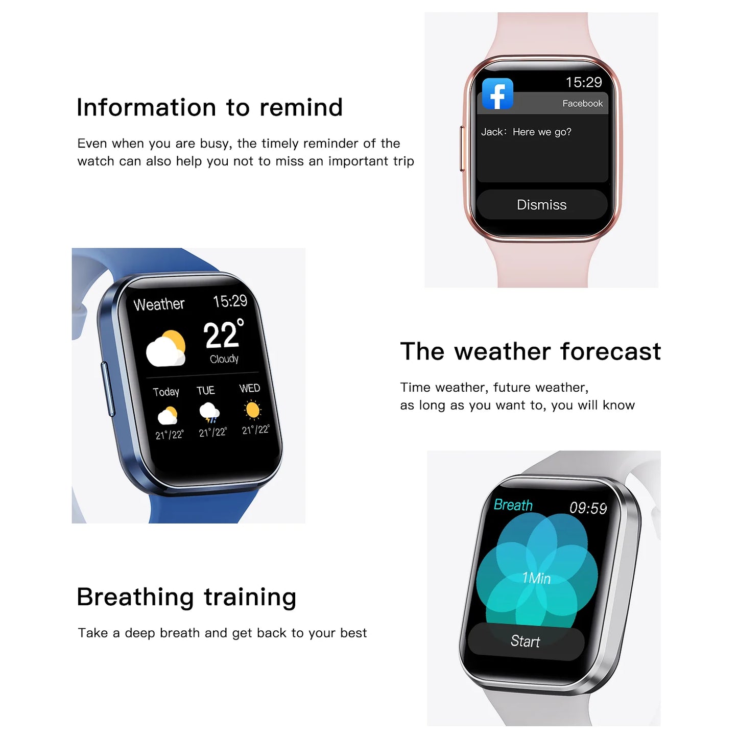 Luxury Man Smart Watch Fitness Tracker Smartwatch Heart Monitor Clock Sport IP68 Waterproof Watches for Women Xiaomi Huawei 2025