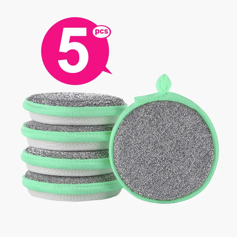 10/5/3PCS Double Side Dishwashing Sponge Dish