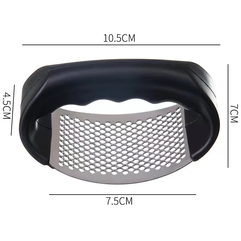 Garlic Press Stainless Steel 304 Garlic Press Cutting Tool Paste Artifact Household Garlic Ring Kitchen Wholesale Hot Sale