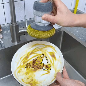 Kitchen Soap Dispensing Dishwashing
