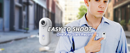 Mini Body Cam 128GB Magnetic Pocket Sports Recorder WiFi Wireless Thumb Camera  Video