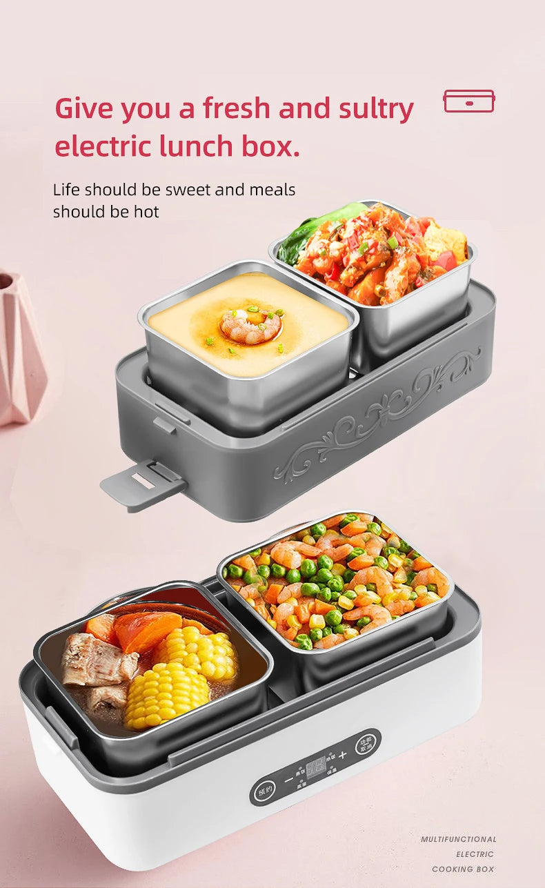 Large Capacity Electric Food Heater Pre-Heating Plug-In Steaming Cooking