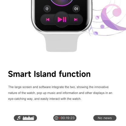 2025 For Apple GPS Watch 10 Smart Watch NFC Men HD AMOLED Memory Music 3D Surround Bluetooth Call Waterproof Smartwatch Woman