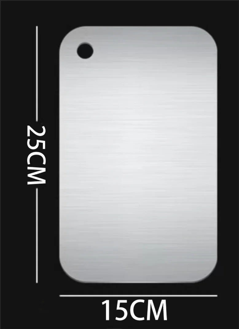 Titanium Cutting Boards for Kitchen Stainless Board 304 Steel Thickened Double Sided