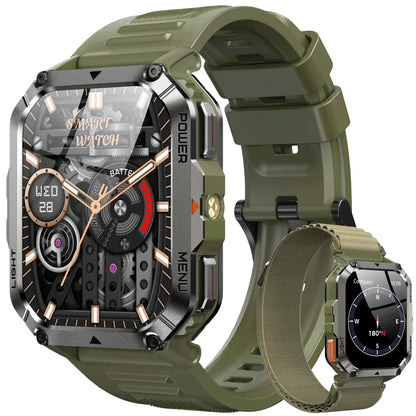 Blackview 2025 New Outdoor Smartwatch 900mAh W70 Pro 2.01'' TFT HD Screen Waterproof Men Watches with Emergency Lighting Compass
