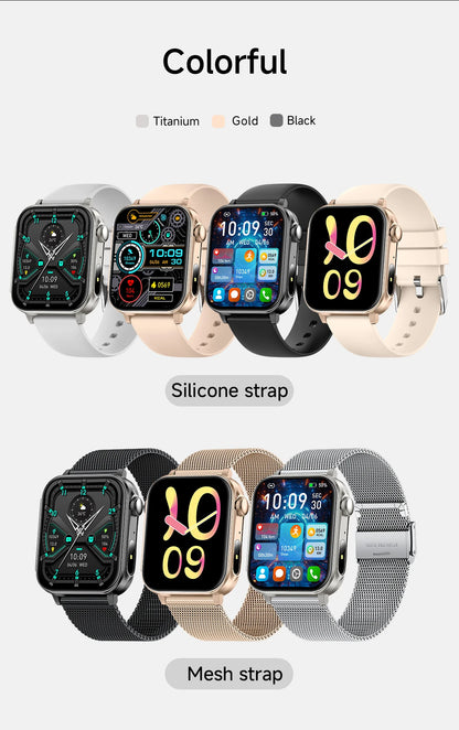LIGE 1.83" HD Screen Smart Watch Men BT Call type-c Fast Charging New Watches IP67 Waterproof Sports Health Monitor Smartwatches