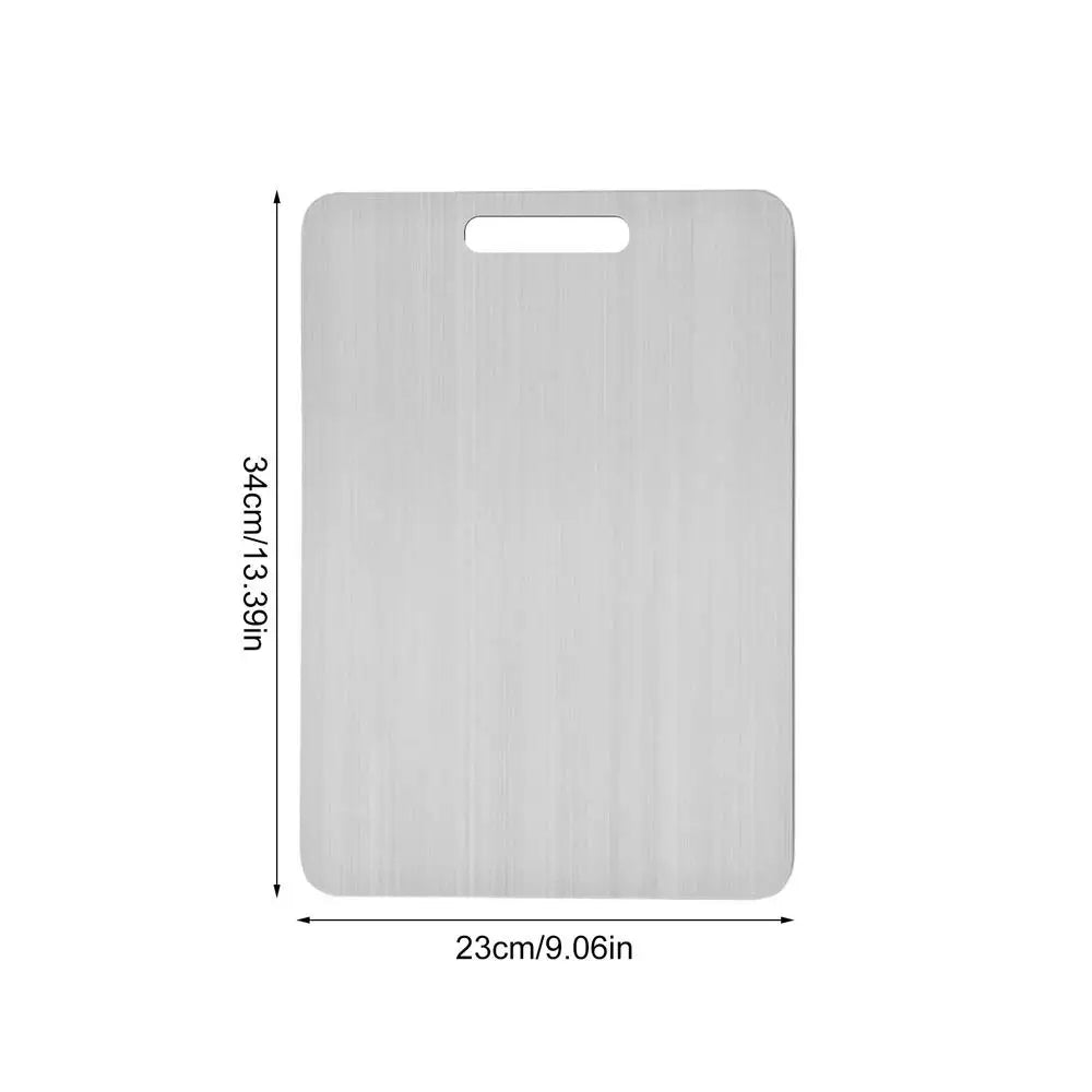 Titanium Cutting Boards for Kitchen Stainless Board 304 Steel Thickened Double Sided