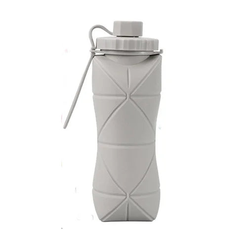 620ml 600ml Outdoor Silicone Folding Cup with Lid Camping Gadgets Supplies