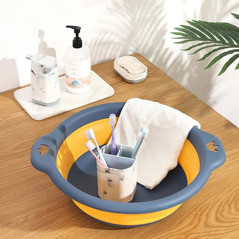 Household Foldable Plastic Basin