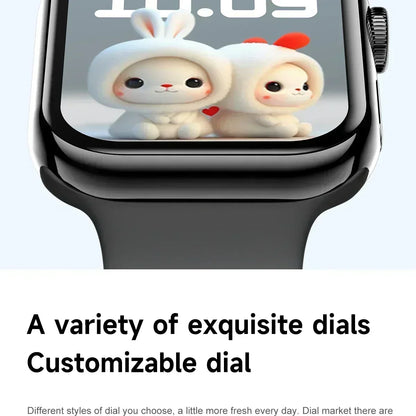 2025 For Apple GPS Watch 10 Smart Watch NFC Men HD AMOLED Memory Music 3D Surround Bluetooth Call Waterproof Smartwatch Woman