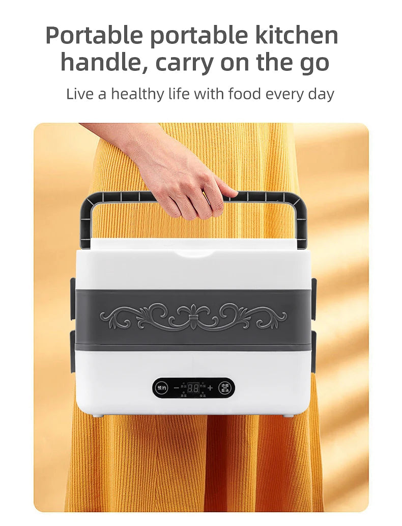 Large Capacity Electric Food Heater Pre-Heating Plug-In Steaming Cooking
