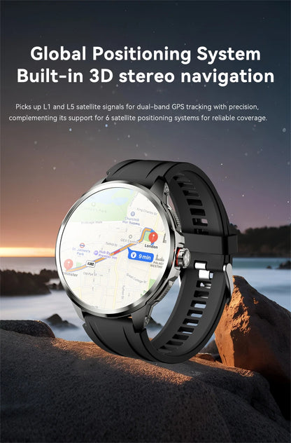 H99 Cellular 4G Card Version Smart Watch AMOLED Wifi GPS Camera 3+32GB Bluetooth Men Women Smartwatch Wireless Video 2024