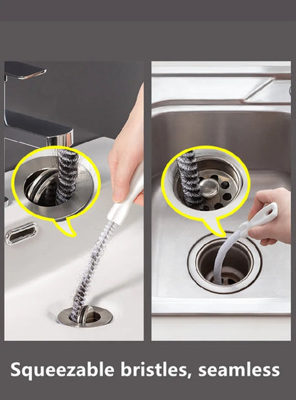 Hair Sewer Sink Cleaning Drain Pipe Flexible Cleaner Clog Plug Hole Remover Tool