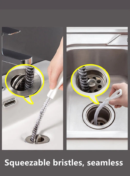 Hair Sewer Sink Cleaning Drain Pipe Flexible Cleaner Clog Plug Hole Remover Tool
