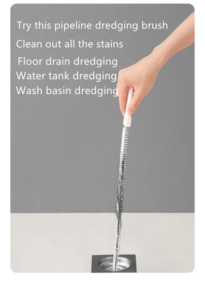 Hair Sewer Sink Cleaning Drain Pipe Flexible Cleaner Clog Plug Hole Remover Tool