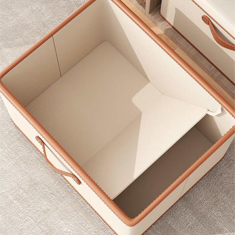 Cube Bins Boxes with Lids, Foldable Clothing Storage