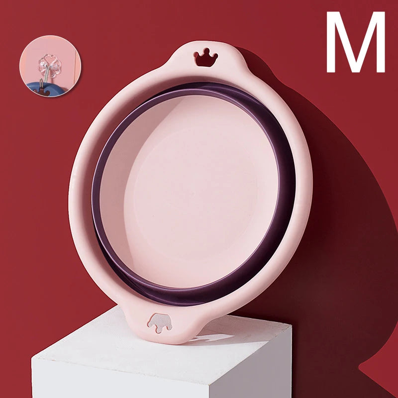 Household Foldable Plastic Basin