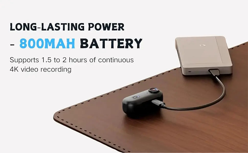 Mini Body Cam 128GB Magnetic Pocket Sports Recorder WiFi Wireless Thumb Camera  Video
