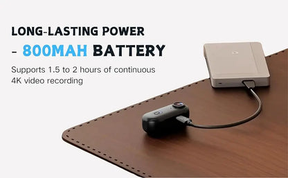 Mini Body Cam 128GB Magnetic Pocket Sports Recorder WiFi Wireless Thumb Camera  Video