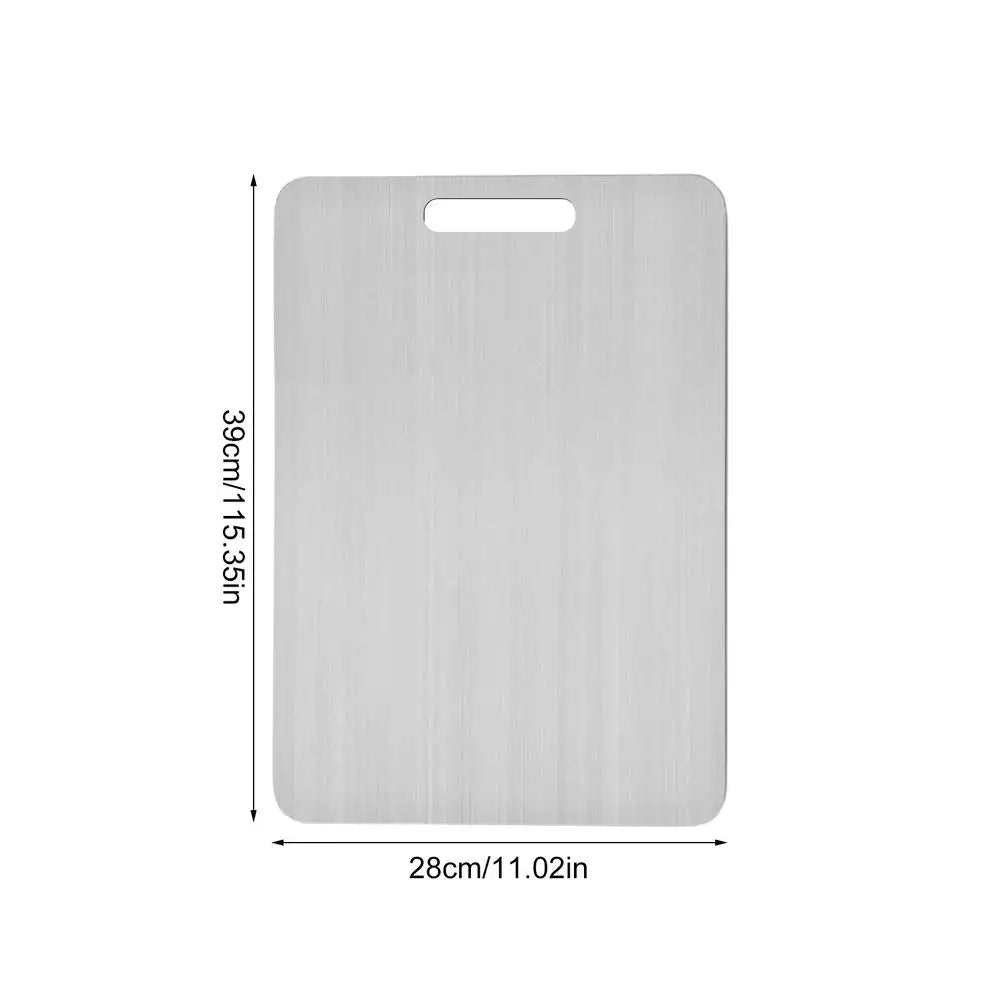 Titanium Cutting Boards for Kitchen Stainless Board 304 Steel Thickened Double Sided