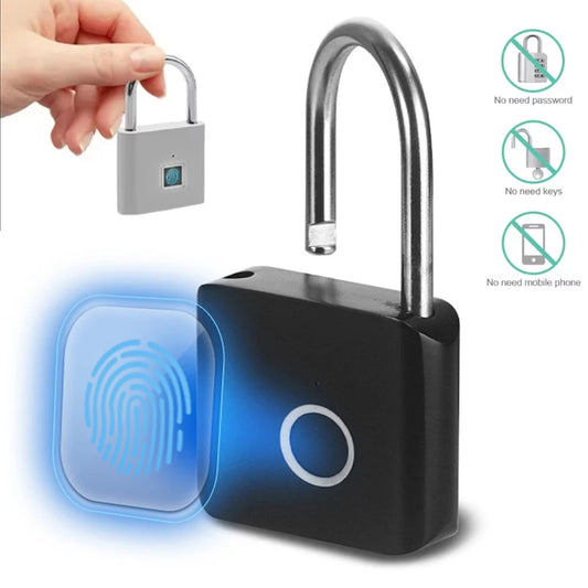 Waterproof Door Lock 0.2sec Unlock Security Padlock for House