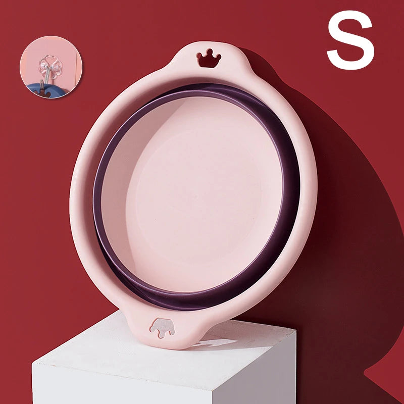 Household Foldable Plastic Basin